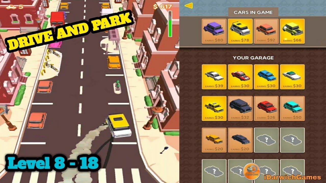 Drive and Park Cheat Codes (All Cars, Money)