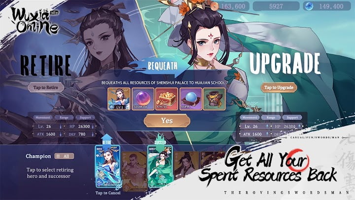 WuXia Online Idle Codes (ForShow Games)