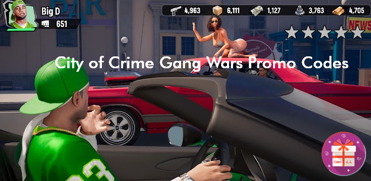 City of Crime Gang Wars Codes (FingerFun Limited.)