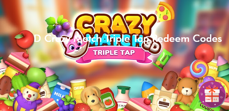 3D Crazy Match Triple Tap Codes (Pleasure City)