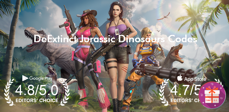 De Extinct Jurassic Dinosaurs Redeem Codes (SeaMo Entertainment)