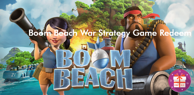 Boom Beach War Strategy Game Redemption Codes (Supercell)