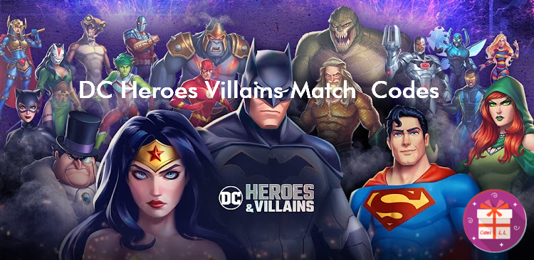 DC Heroes Villains Match 3 Codes (Ludia Inc.)