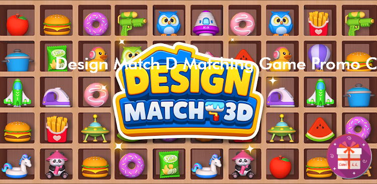 Design Match 3D Tile Match 3 Promo Codes (Bigcool Games)