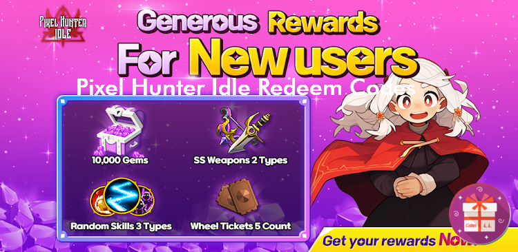 Pixel Hunter Idle Redeem Codes (ZillionGames Co.,Ltd.)