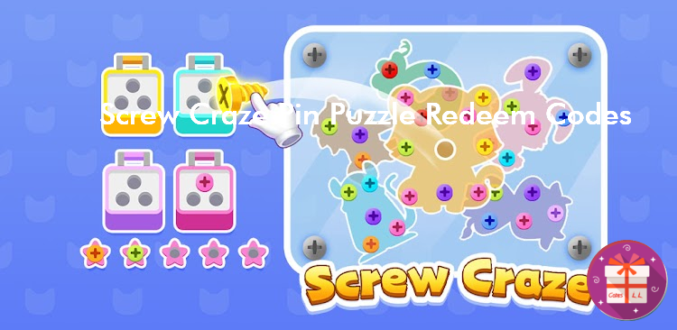 Screw Craze Pin Puzzle Promo Codes (Shycheese)