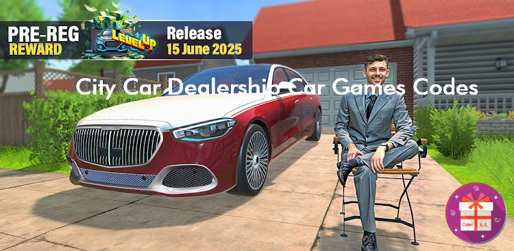 City Car Dealership Car Games Codes (Gamify Studio FZ-LLC)