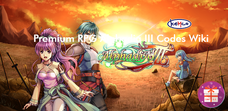 Premium RPG Alphadia III Codes (KEMCO)