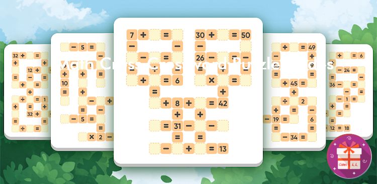 Math Cross Crossword Puzzle Redemption Codes (Brainteaser Puzzle Game Studio)