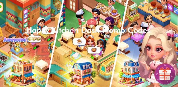 Happy Kitchen Dash Promo Codes (Manta Beat Studio)