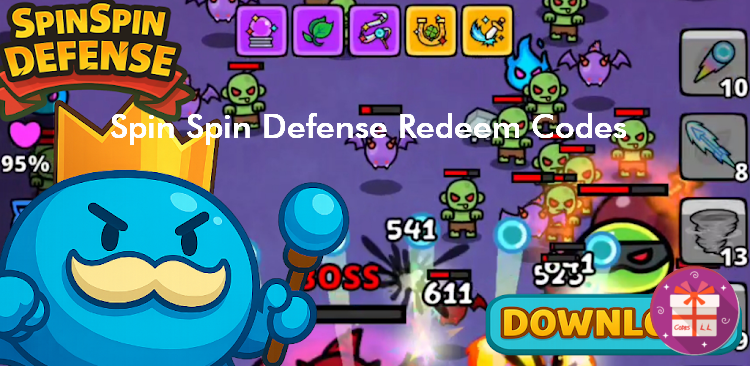 Spin Spin Defense Redeem Codes (manababa)